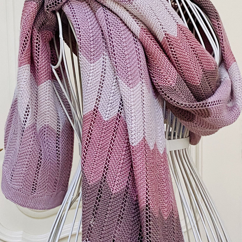 Шарф палантин пудра