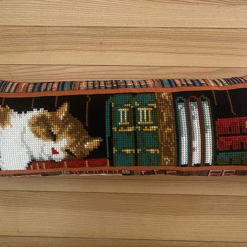 Кот в библиотеке длинная 85х30 см