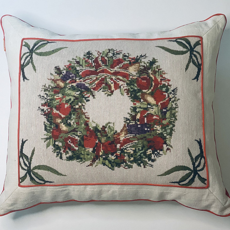 Рождественский праздничный венок 50х55 см