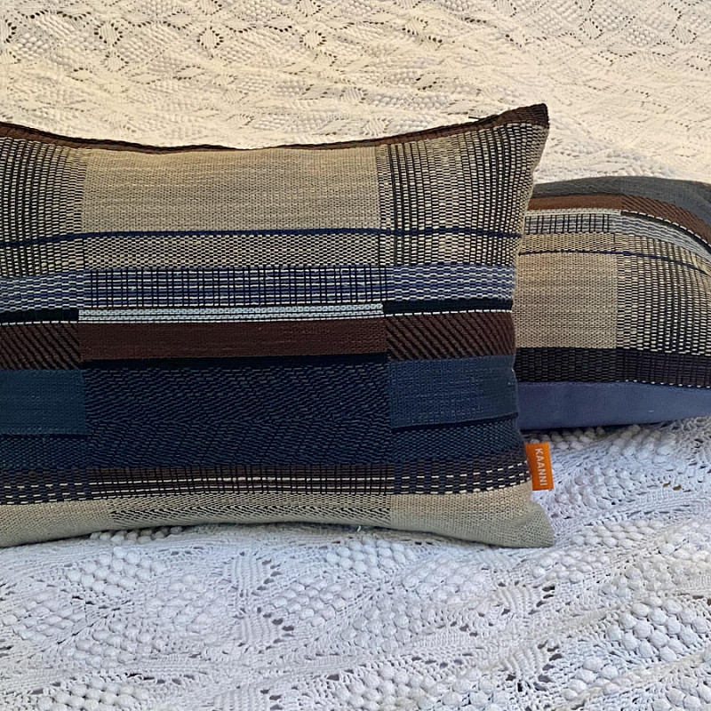 Синие штрихи 40х30 см