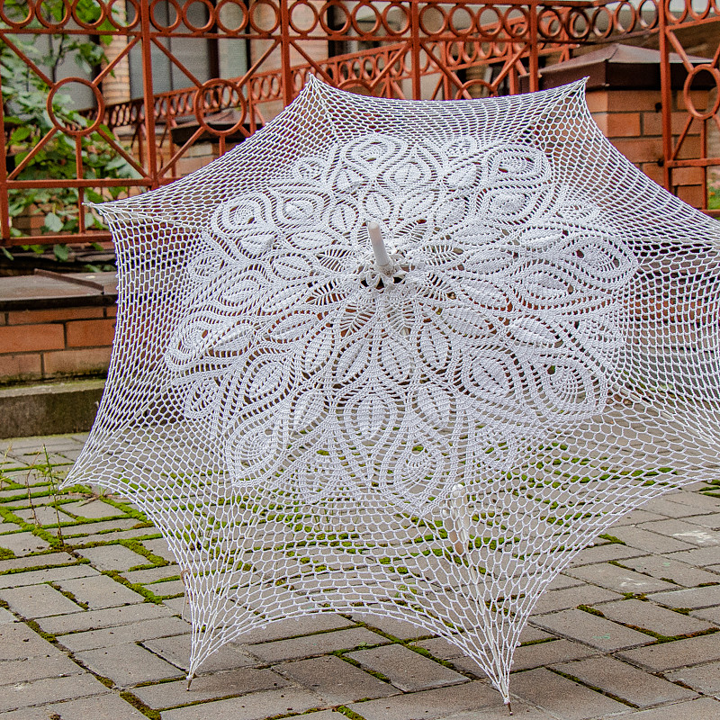 Зонт кружевной диаметр 120 см
