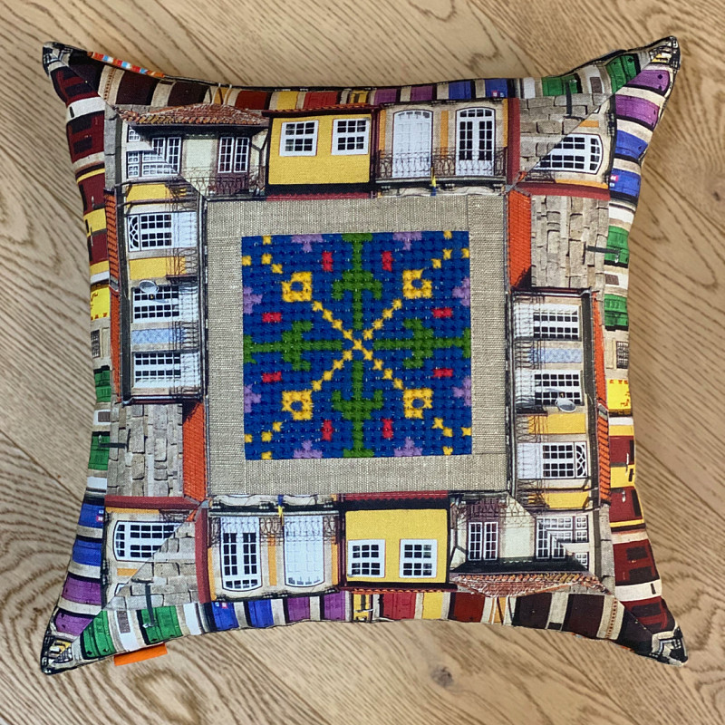 Прогулки по Порто квадратная 40х40 см