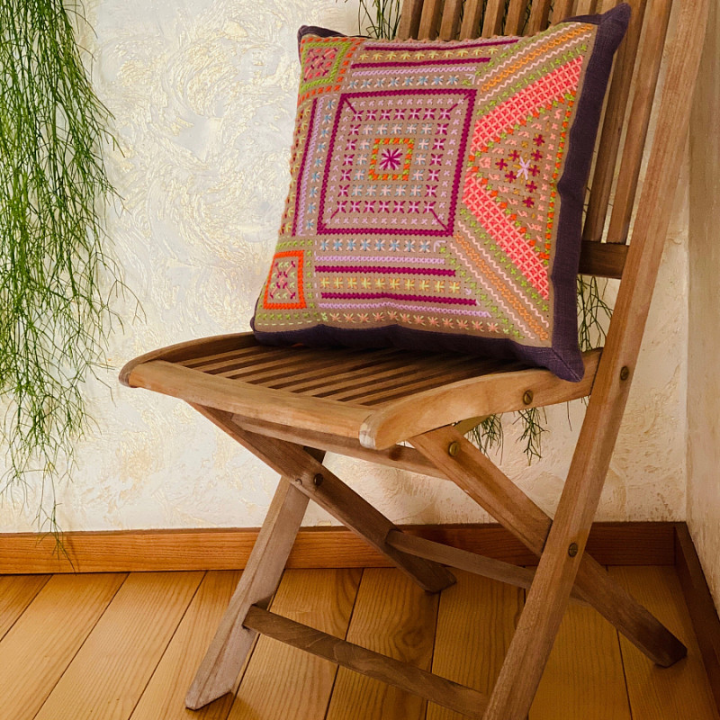 Сиреневая фантазия фетр 45х45 см