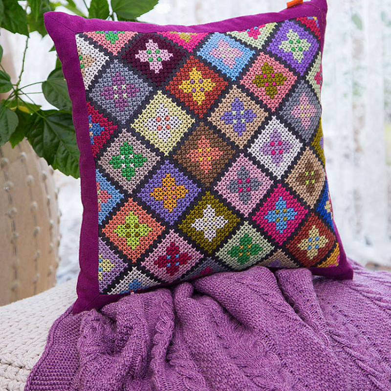 Сиреневый калейдоскоп 45-45 см